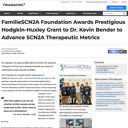 FamilieSCN2A Press Release