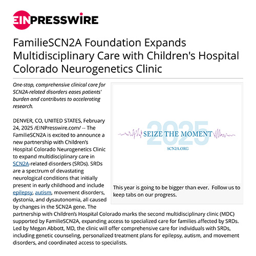 FamilieSCN2A Press Release