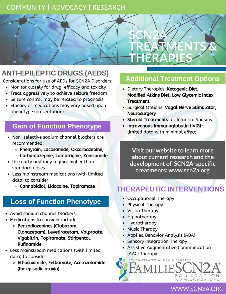 SCN2A treatments